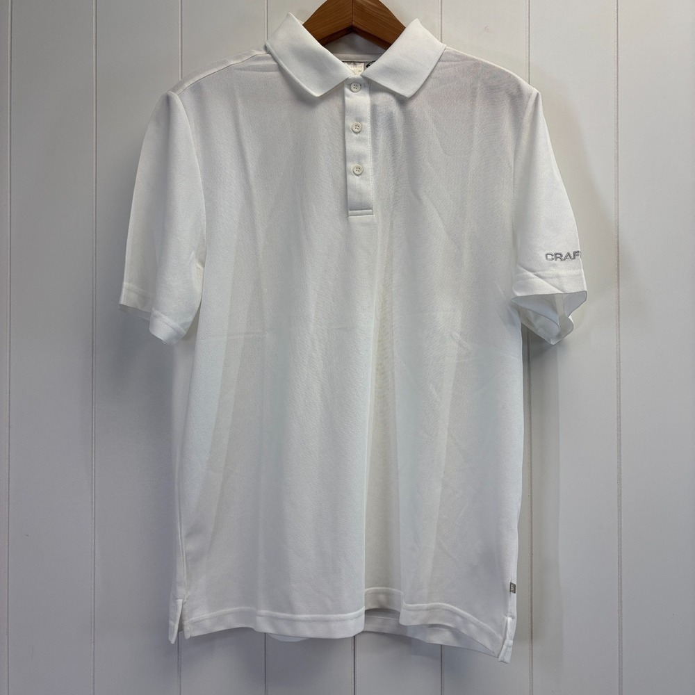 Craft Golf Athleisure Polo Shirt Mens Size M Tennis Performance Pique UPF 25+